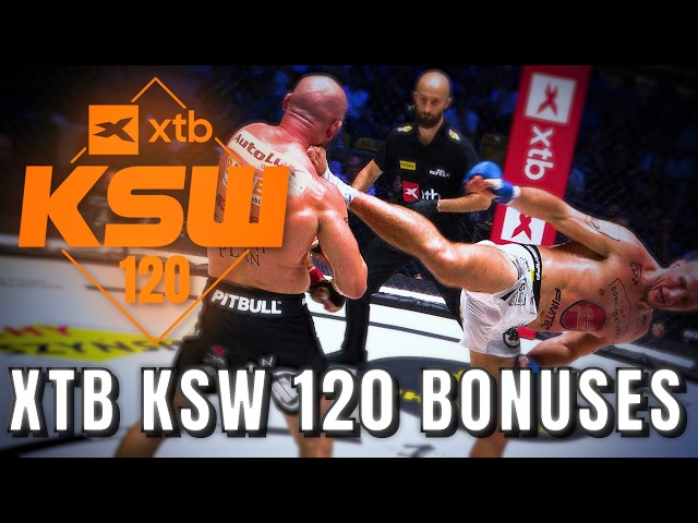 XTB KSW 120 Bonuses | Różański KO, Nascimento Submission & Fight of the Night