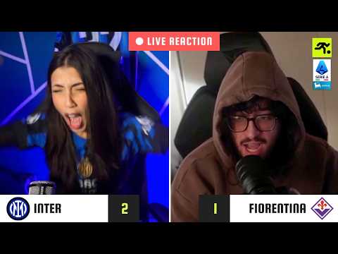 INTER-FIORENTINA 2-1 LIVE REACTION | GUFI SOTTO SHOCK E INTERISTI IMPAZZITI DI GIOIA | TIFOSIAMO