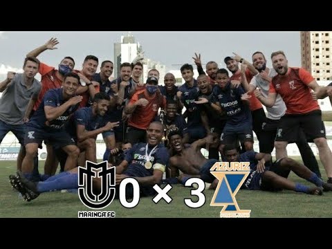 MARINGÁ 0 × 3 AZURIZ GOLS CAMPEONATO PARANAENSE SEGUNDA DIVISÃO 2020