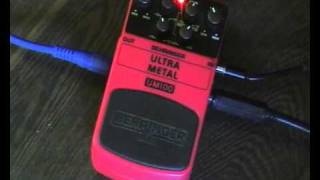 Video thumbnail for Demo UM100 Behringer Ultra Metal by yococ14