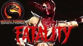 All Skarlet fatalities Mortal Kombat 9 (2011)