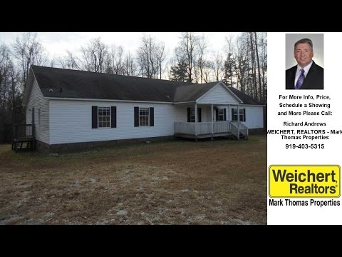 120 McCullock Loop, Hurdle Mills, NC Presented by Richard Andrews.