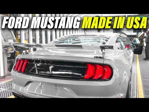 How Ford Mustang Production Go?  American Muscle Production 😮