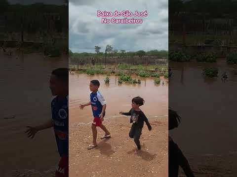 chegando água na baixa de São José em Caraibeiros Inajá PE 28/02/2026