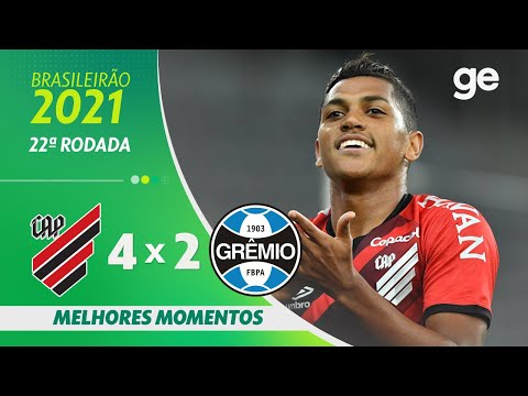 ATHLETICO-PR 4 X 2 GRÊMIO | MELHORES MOMENTOS | 22ª RODADA BRASILEIRÃO 2021 | ge.globo