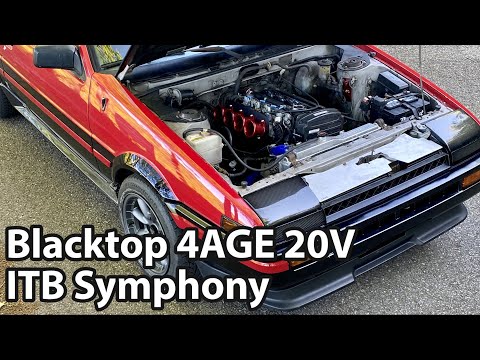 4AGE ITB Symphony - AE86 Blacktop 20V Noise Only