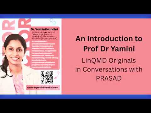 Introduction to Prof Dr. Yamini Nandini