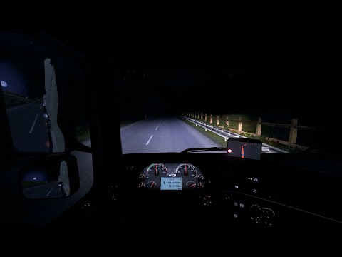 Euro Truck Simulator 2 - Volvo FH-16 - Driving at night