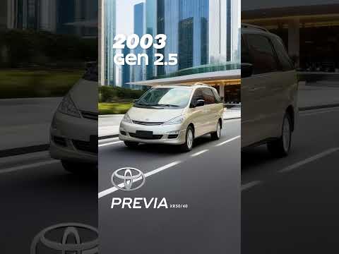 The evolution of the Toyota Previa