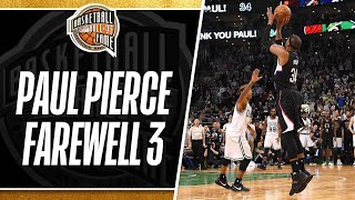 Paul Pierce Returns to The Game and Hits a Farewell Three Pointer in Boston | 02.05.2017