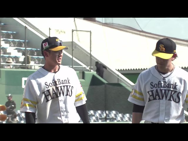 【ファーム】ホークス・岩井俊介投手・石塚綜一郎選手 ヒーローインタビュー 4月6日 福岡ソフトバンクホークス 対 くふうハヤテベンチャーズ静岡