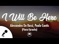 I Will Be Here - Alessandra De Rossi & Paolo Contis (Piano Karaoke)