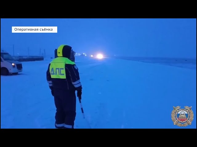 На Приангарье обрушился снегопад