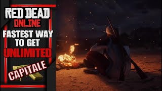 FASTEST WAY to get UNLIMITED CAPITALE - RDR2 ONLINE READ DEAD REDEMPTION 2 ONLINE