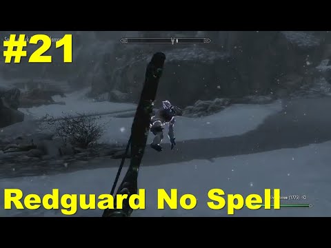 Skyrim Redguard Sneak Warrior and No Magic Spell on Legendary Difficulty - 21