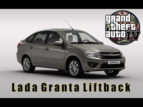 Lada Granta Liftback для GTA IV (60fps) [1080p]