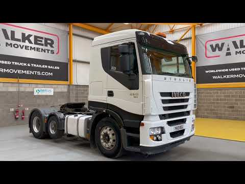 New In Stocklist For Sale: IVECO STRALIS 450 EURO 5 ACTIVE SPACE 6X2 TRACTOR UNIT – 2013 – YH13 RGU