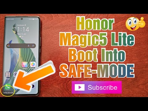 Honor Magic 5 Lite How to Boot into SAFE-MODE Helps to indentify Apps that maybe causing issues