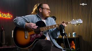 Video thumbnail for SOUNDCHECK Epiphone J-200 EC Studio | Gear4music Guitars by Gear4music Guitars