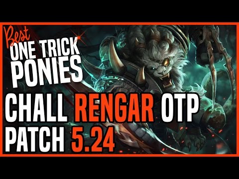 Patch 5.24 Rengar Jungle OTP - Ranked Challenger EUW [12/22/15]