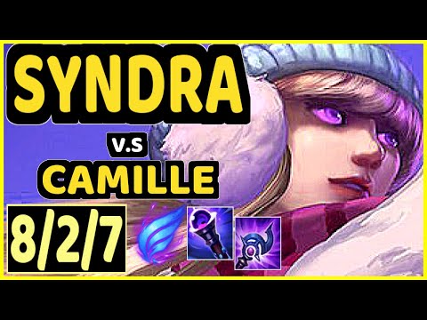 BACA (SYNDRA) vs CAMILLE - 8/2/7 KDA TOP CHALLENGER GAMEPLAY - EUW