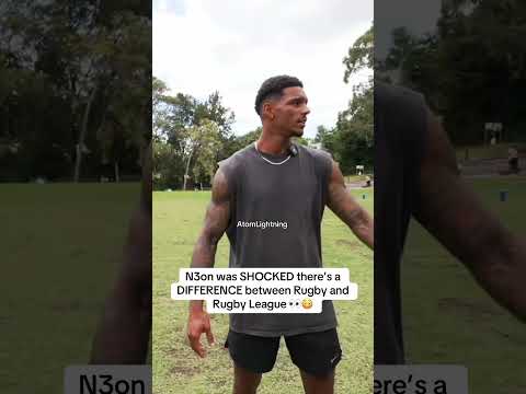 N3on was SHOCKED there’s a DIFFERENCE between Rugby and Rugby League #n3on #nrl #rugby #rugbyleague