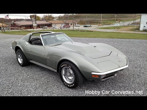 1971 Steel Cities Gray Corvette Stingray Hot Rod 4spd For Sale Video