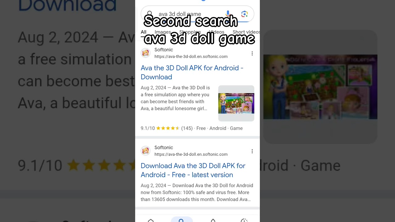 how to get ava 3d doll (loss media game)
