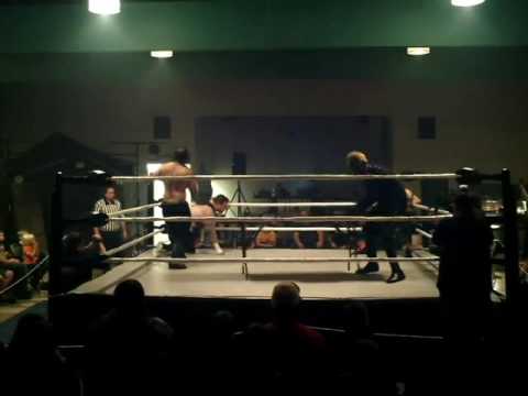 2/3 TABLES MATCH - VI Tag Team Champions, BJ Laredo & Scott Steel vs Monsters of Mayhem - VIPW