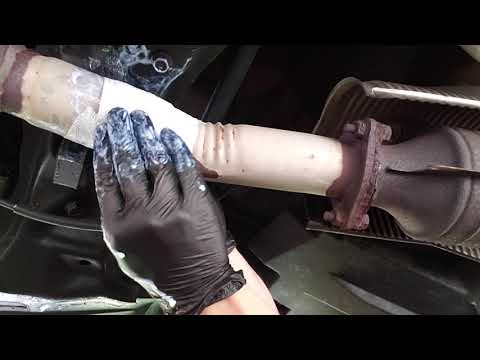 How I Fixed leaking exhaust with JB Weld exhaust kit (Honda Odyssey)