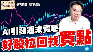 AI引發週末賣壓 好股拉回找買點｜大戶羅盤籌碼動能 ｜謝宗霖 (圖)