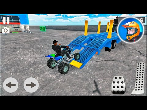 Transporting Quad Bike in Cargo Plane - Police Car Transporter Simulator Android Gameplay