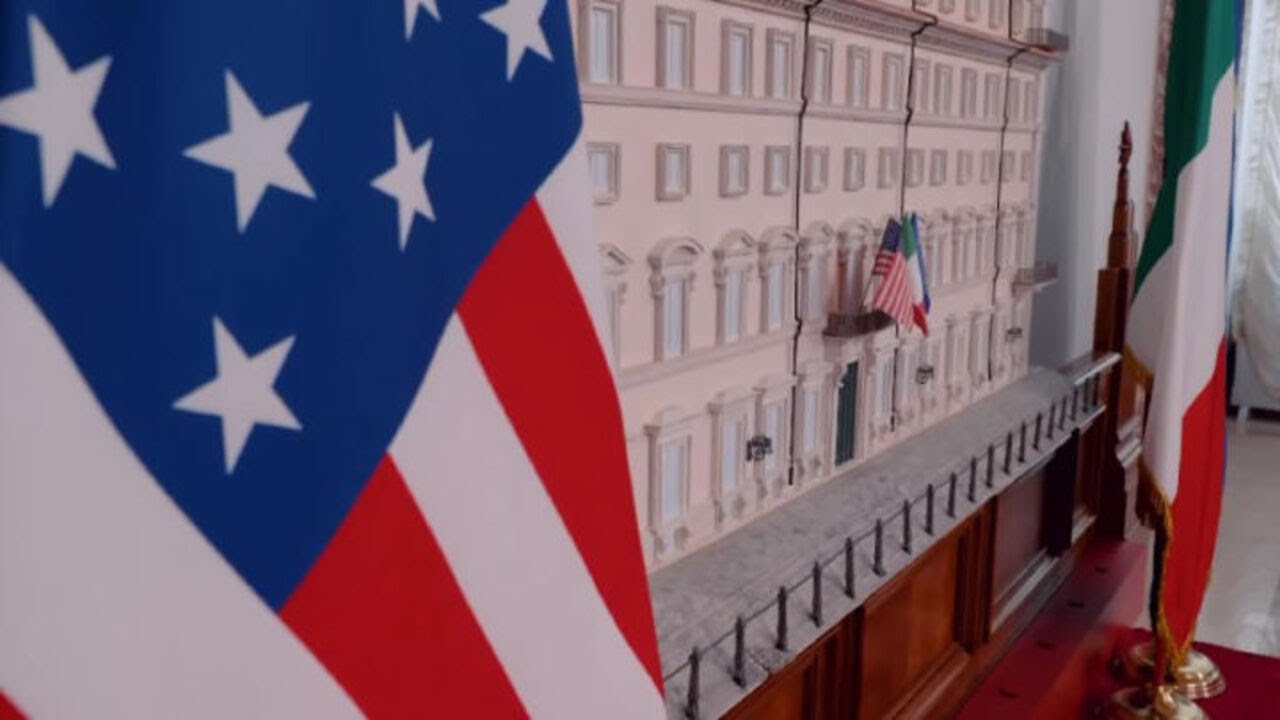 Meloni incontra il Segretario Usa Marco Rubio a Palazzo Chigi