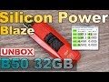 Накопитель Silicon Power 128GB USB 3.0 Blaze B50 Black SP128GBUF3B50V1K - відео