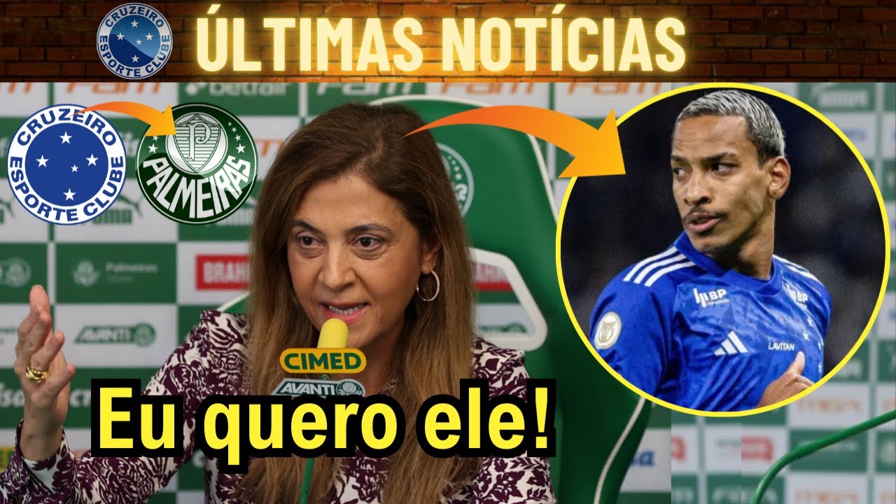 🦊BOMBA! PEGOU TODOS DE SURPRESA! PALMEIRAS QUER ESTRELA DO CRUZEIRO! JORNALISTA CONFIRMOU!