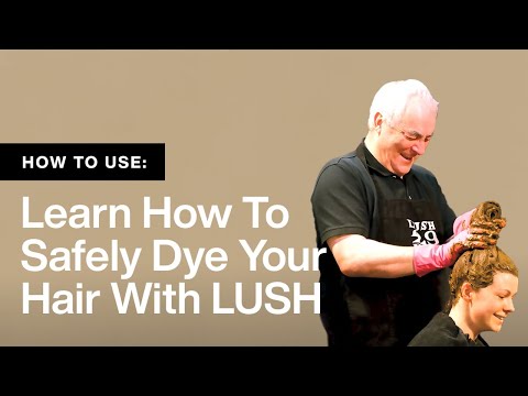 Learn How to Safely Dye Your Hair with LUSH!