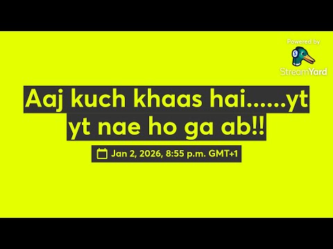 Aaj kuch khaas hai......yt yt nae ho ga ab!!@Pakistanimomingermany @sitarayaseensana