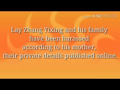 EXO LAY ZHANG YIXING AND HIS FAMILY HAVE BEEN HARASSED In HONGKONG.