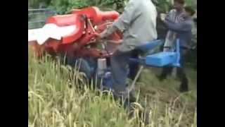 preview picture of video 'Greaves Mini Combine Harvester Machine Burdwan West Bengal'