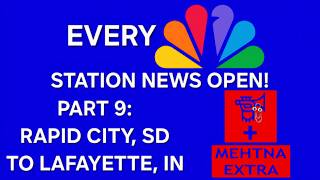 Every NBC Station 2026 News Open! (Part 9: Rapid City, SD - Lafayette, IN)