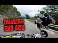 CHASING SUPERMOTO RIDER (BEASTMODE !!) - KTM EXC 450