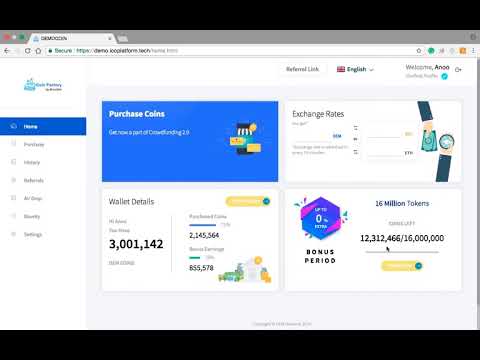 Coinfactory ICO platform walkthrough