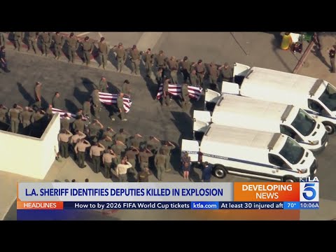 L.A. County deputies killed in East L.A. blast leave 16 children