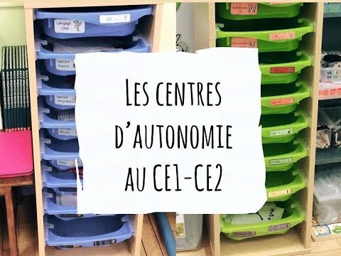 Les centres d'autonomie et le fonctionnement en cours double
