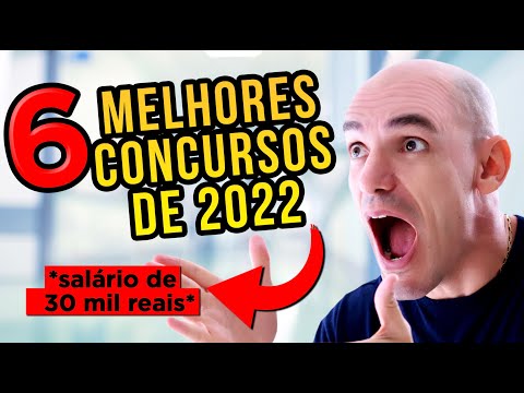 6 CONCURSOS PÚBLICOS | CONCURSOS ABERTOS EM 2022 [ de olho no edital ]