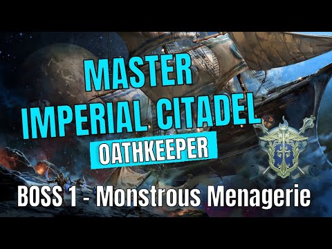 Neverwinter Master imperial citadel, Boss 1, the monstrous menagerie - Oathkeeper gameplay