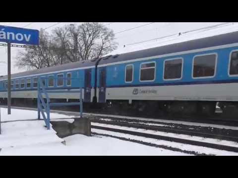 361.102-7 ZSSK na EC 124 Bečva a 151.016-3 ČD na EC 111 Praha | slovenskočeské křižování