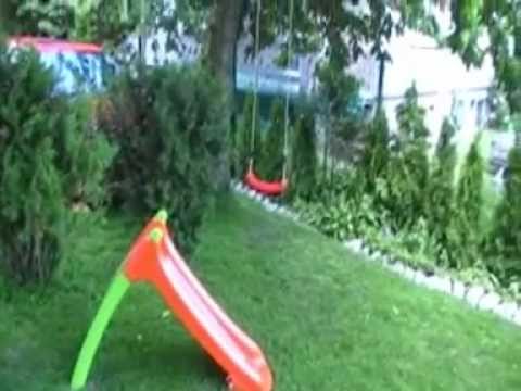 Cetniewo Oleńka ogród, mini plac zabaw, grill