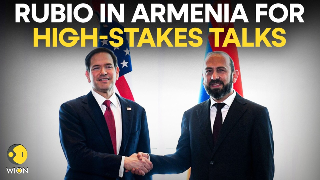 US-Armenia Ties LIVE: US Secy Rubio Arrives in Yerevan for Talks With Armenian Counterpart | WION