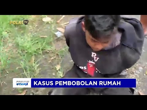 POLSEK LIANG ANGGANG AMANKAN PELAKU PEMBOBOLAN RUMAH